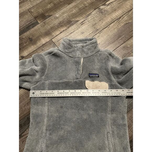 Patagonia Re-Tool Snap T Polartec Fleece Pullover Jacket Gray Womens Medium - Picture 6 of 10
